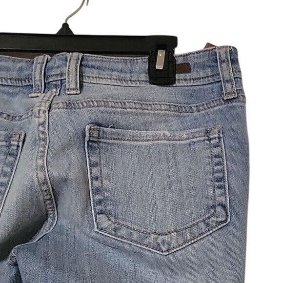 KUT FROM THE KLOTH Adele Slouchy Boyfriend Distressed Light Wash Denim Jeans 2 - Picture 5 of 7